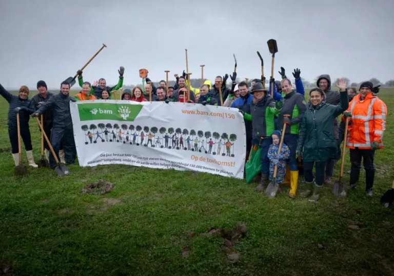 150 years BAM: Trees for All and BAM are planting 150,000 trees